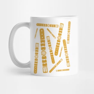 Yellow Digital Watches Mug